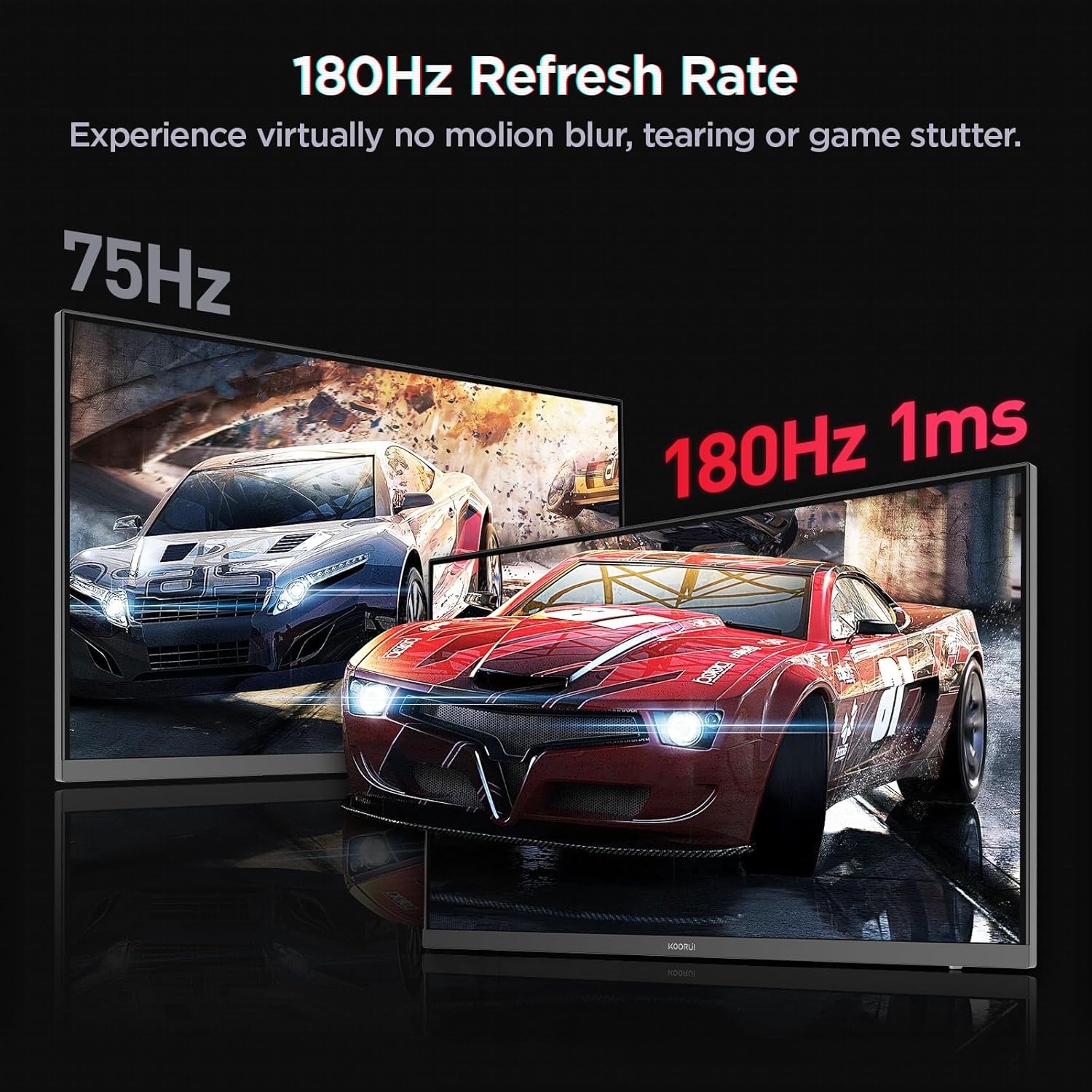 KOORUI G2421V 24-inch IPS QHD 180Hz Gaming Monitor