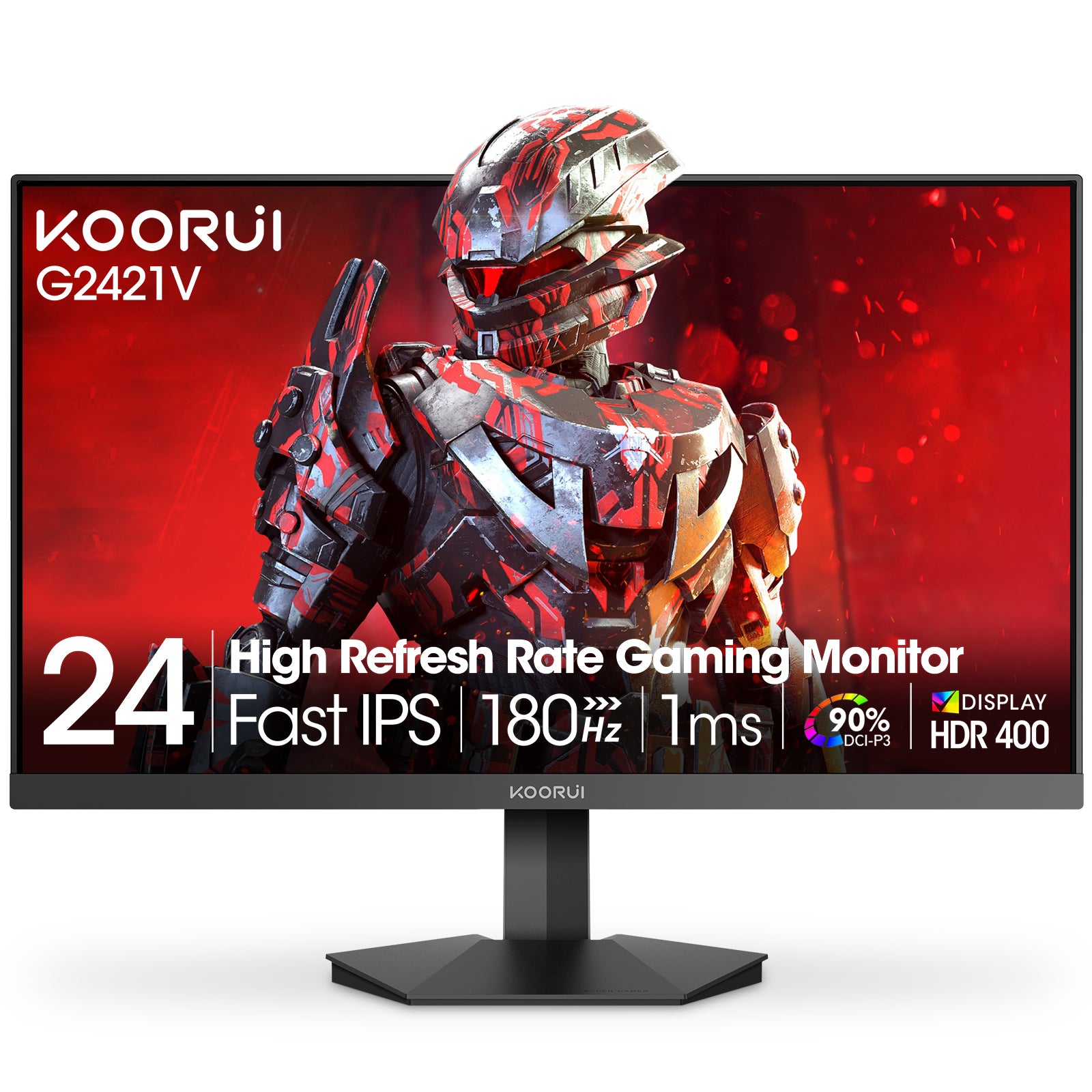 KOORUI G2421V 24インチ IPSモニター　WQHD 180HZ Koorui 24 Inch QHD 180Hz IPS Gaming Monitor with 99% sRGB – KOORUI US