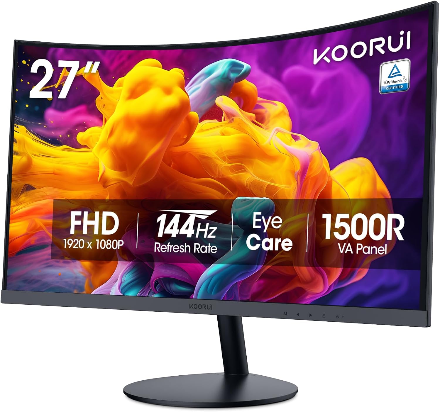 KOORUI 27N5CA – 27 inch FHD 144 Hz VA Curved Monitor – KOORUI US