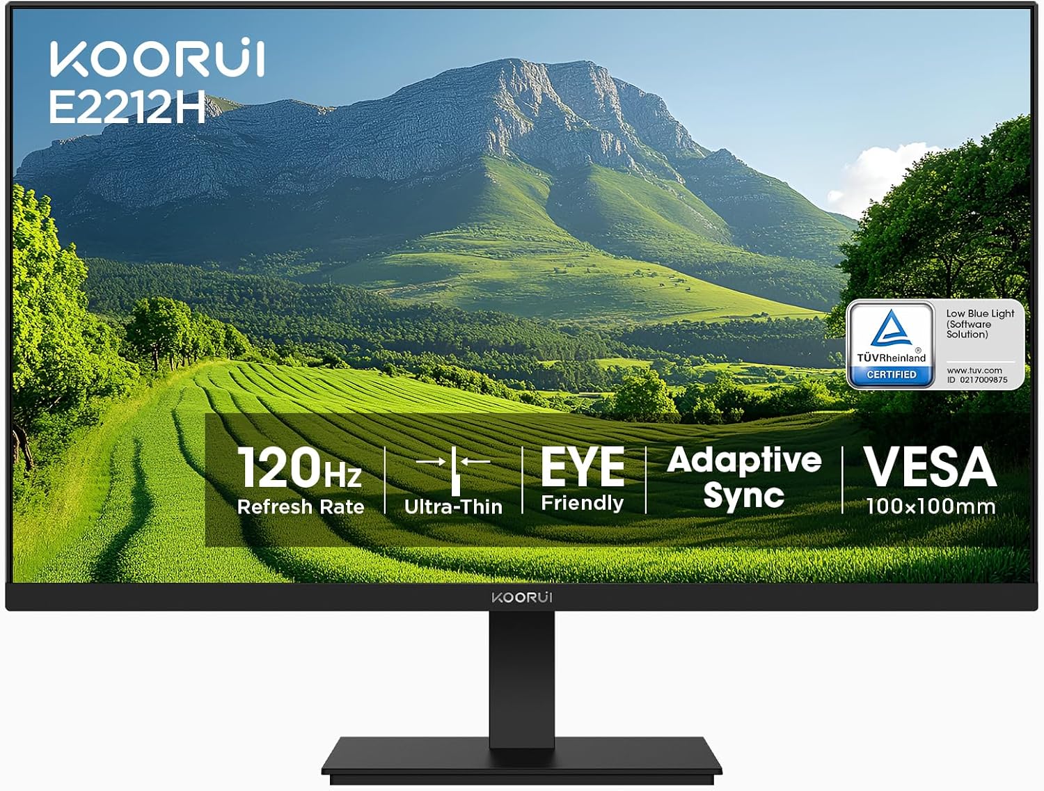 KOORUI E2212H – 21.5 inch FHD 120 Hz VA Monitor – KOORUI US