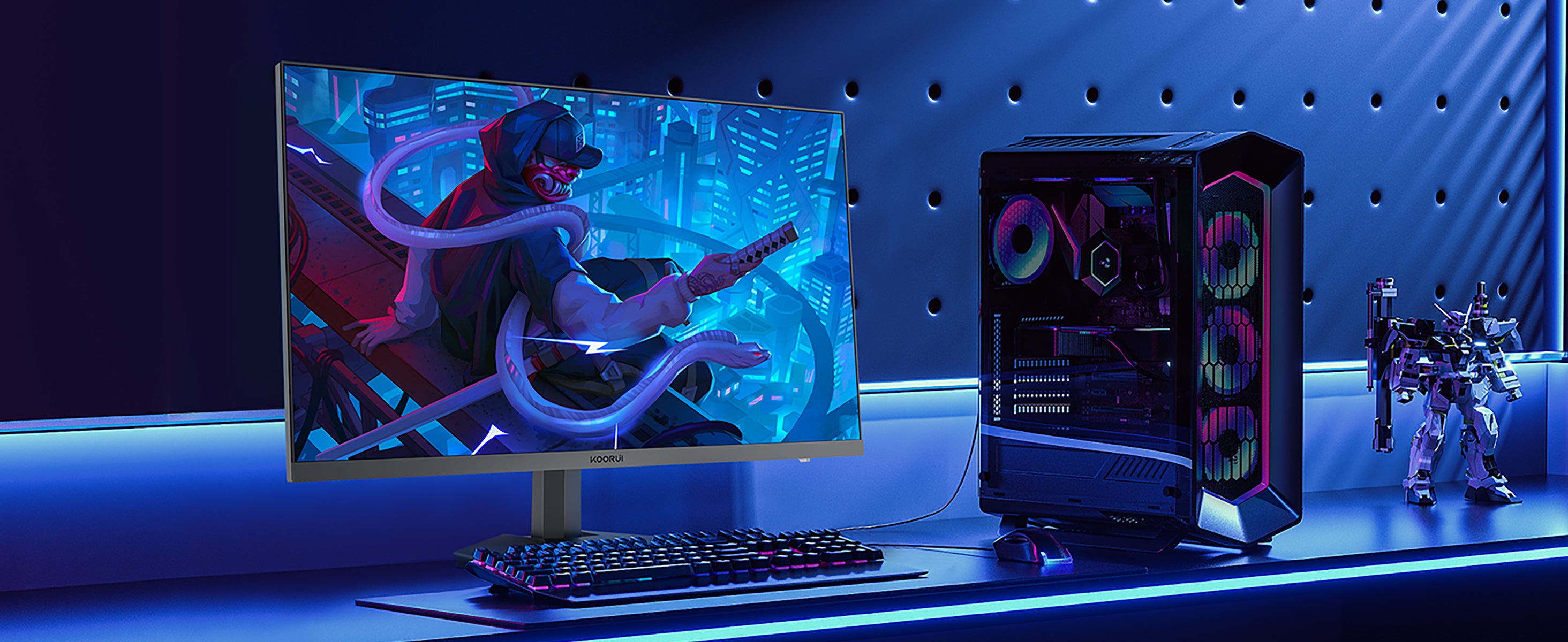 Koorui 24 Inch FHD 165Hz IPS Gaming Monitor with Adaptive