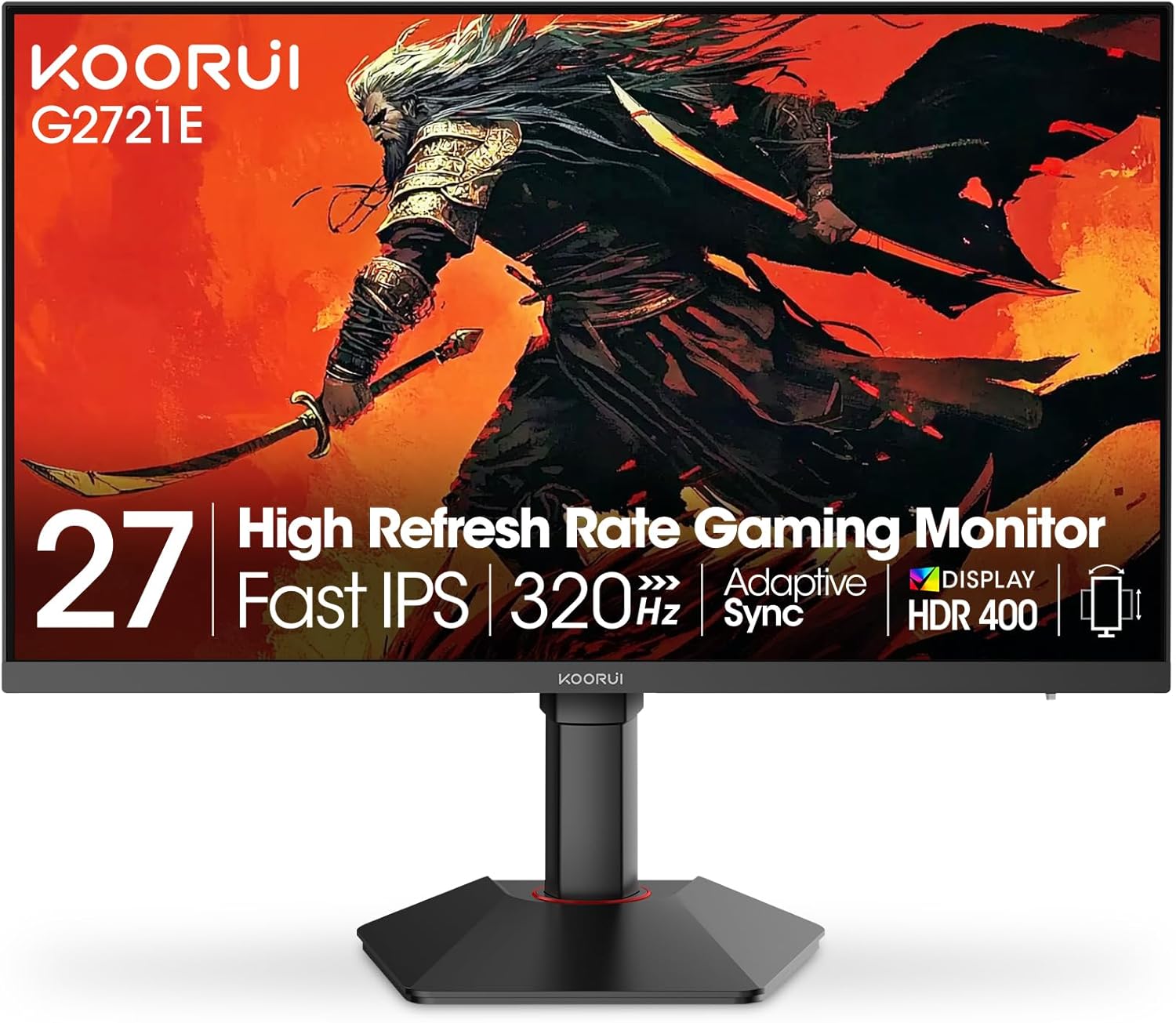 KOORUI G2721E 27-inch IPS QHD 320Hz Gaming Monitor