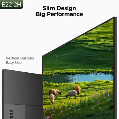 KOORUI 22 Inch Computer Monitor FHD 120Hz VA VESA Low Blue Light, E2212H