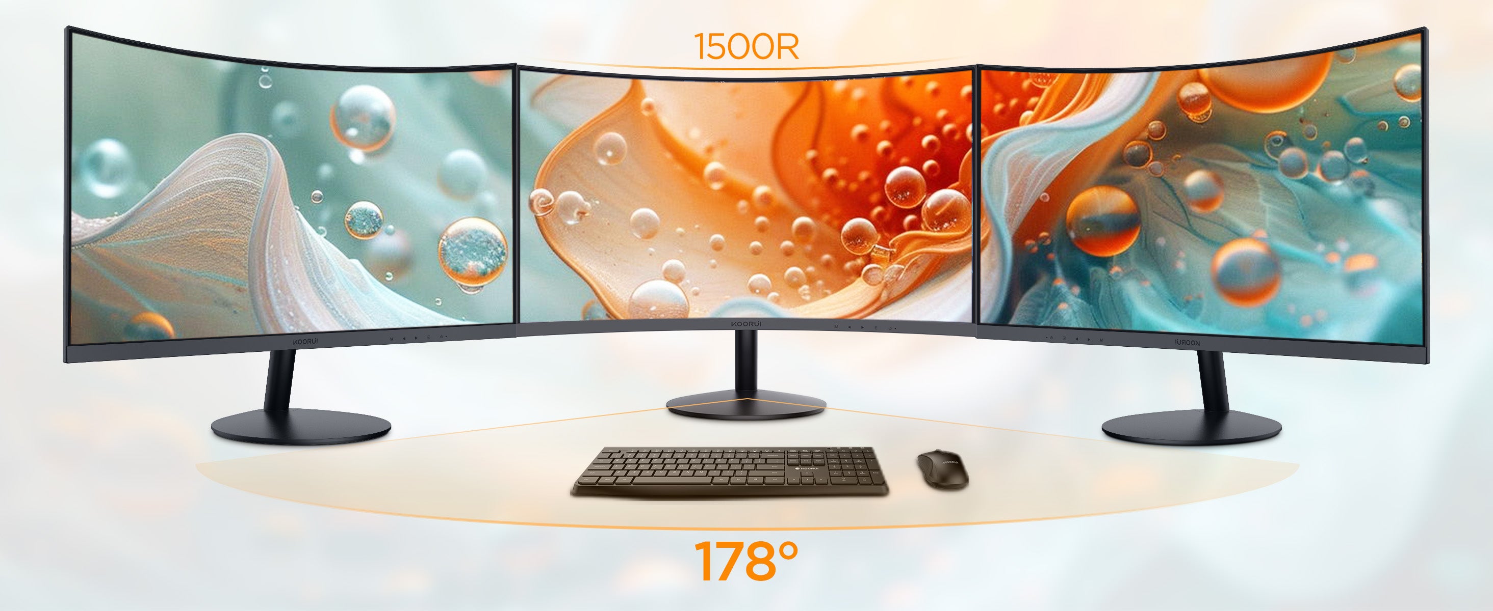 KOORUI 27N5CA 27-inch VA FHD 75Hz Curved Gaming Monitor – KOORUI US