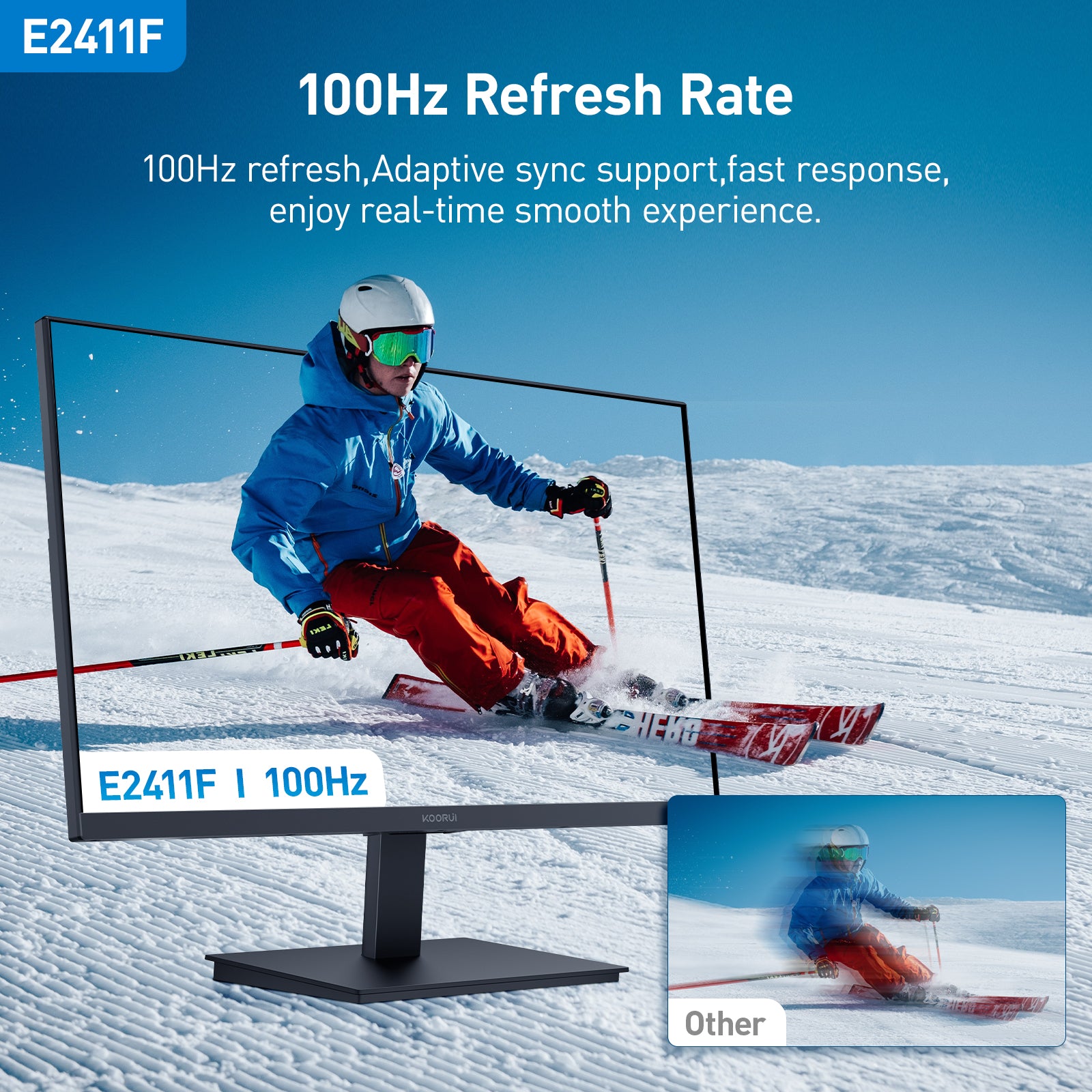 KOORUI E2411F 24-inch VA FHD 100Hz Business Monitor