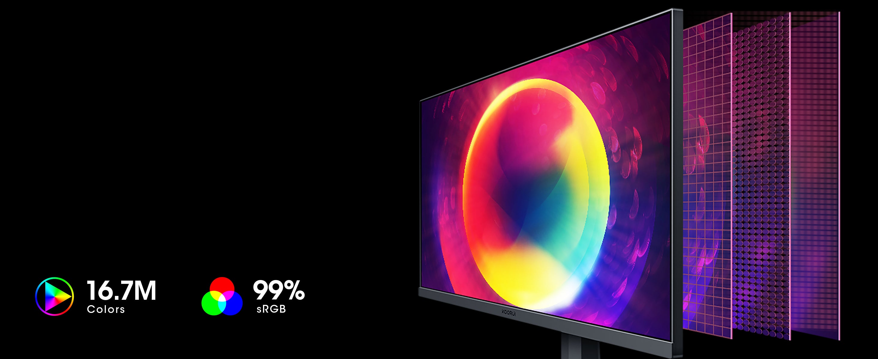 Koorui 24 Inch FHD 165Hz IPS Gaming Monitor with Adaptive Sync