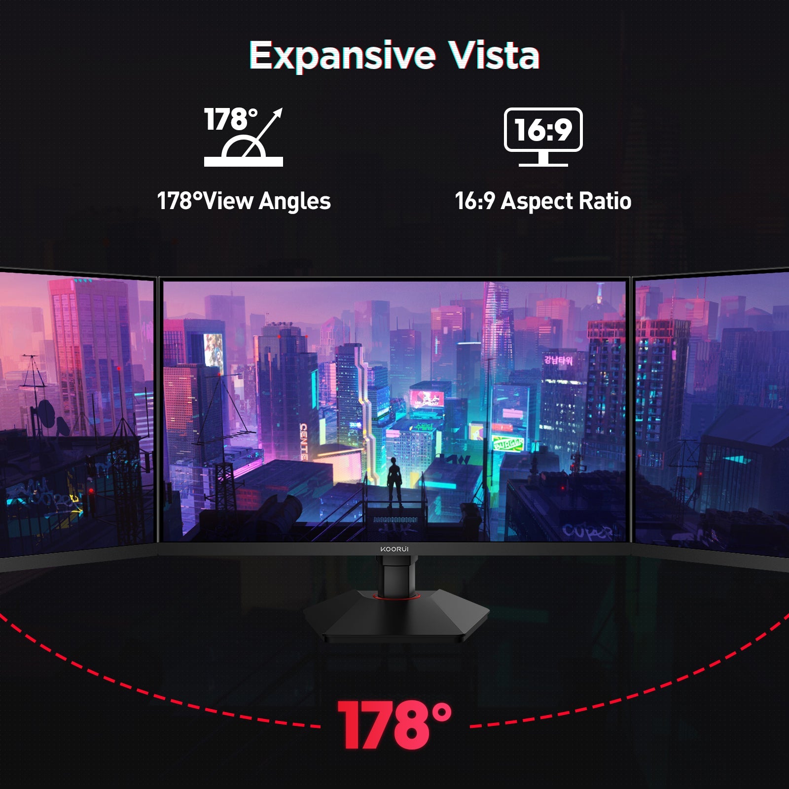 KOORUI G2721E 27-inch IPS QHD 320Hz Gaming Monitor