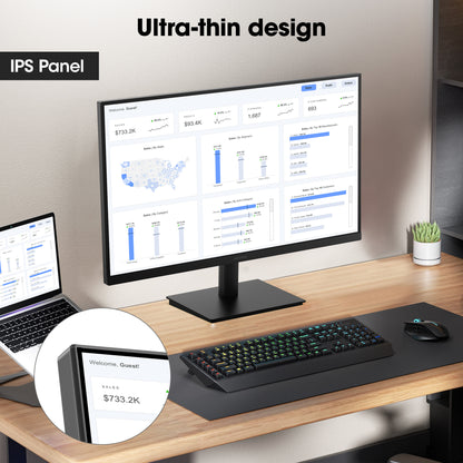 KOORUI 22" FHD 120 Hz Computer Monitor, 1080p PC Monitor with Adaptive-Sync, New