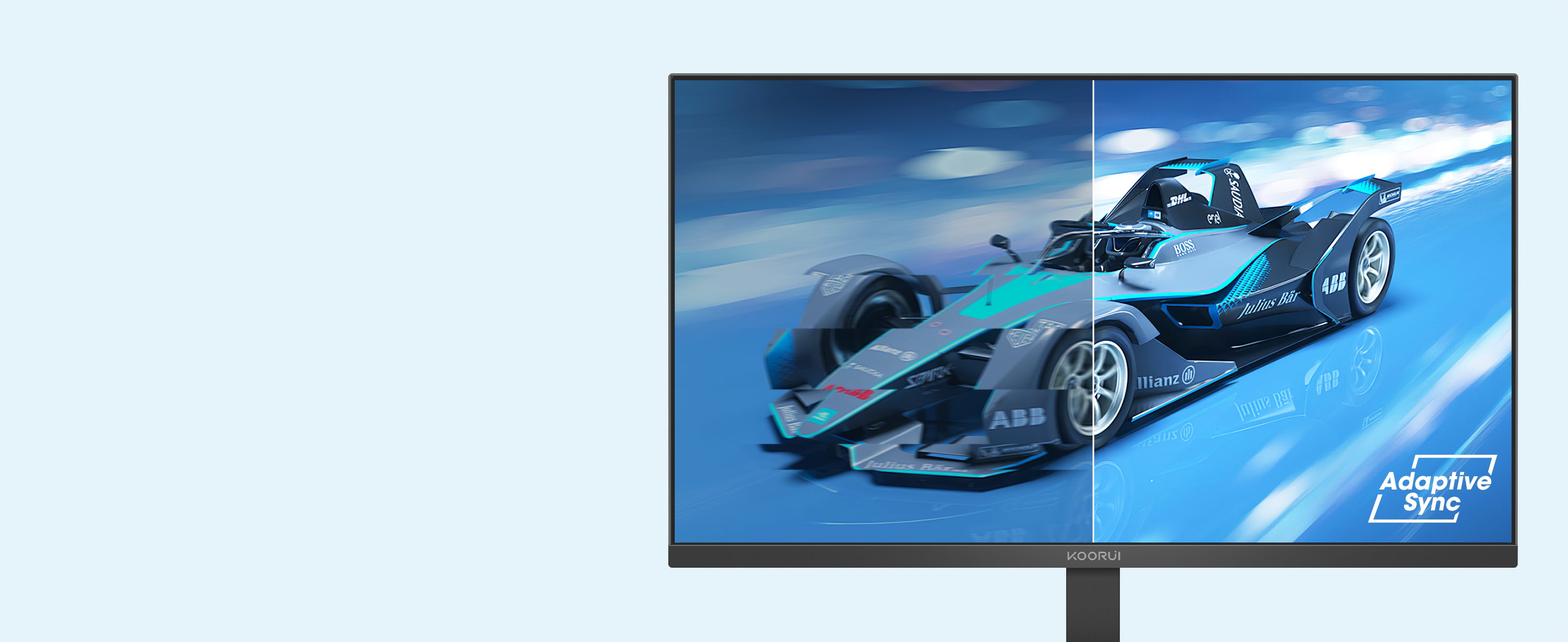 Koorui 24 Inch FHD 100Hz VA Monitor with Eye Care & VESA Mount