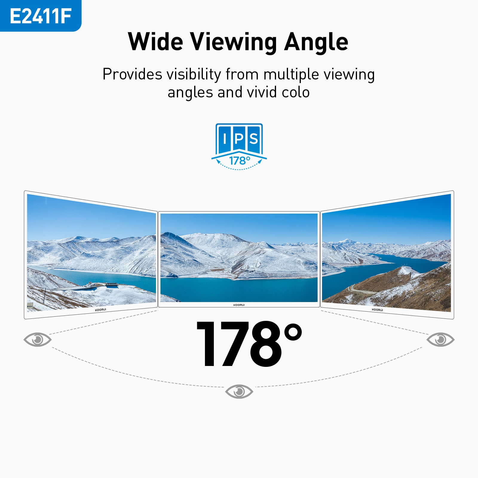 KOORUI E2411F 24-inch VA FHD 100Hz Business Monitor