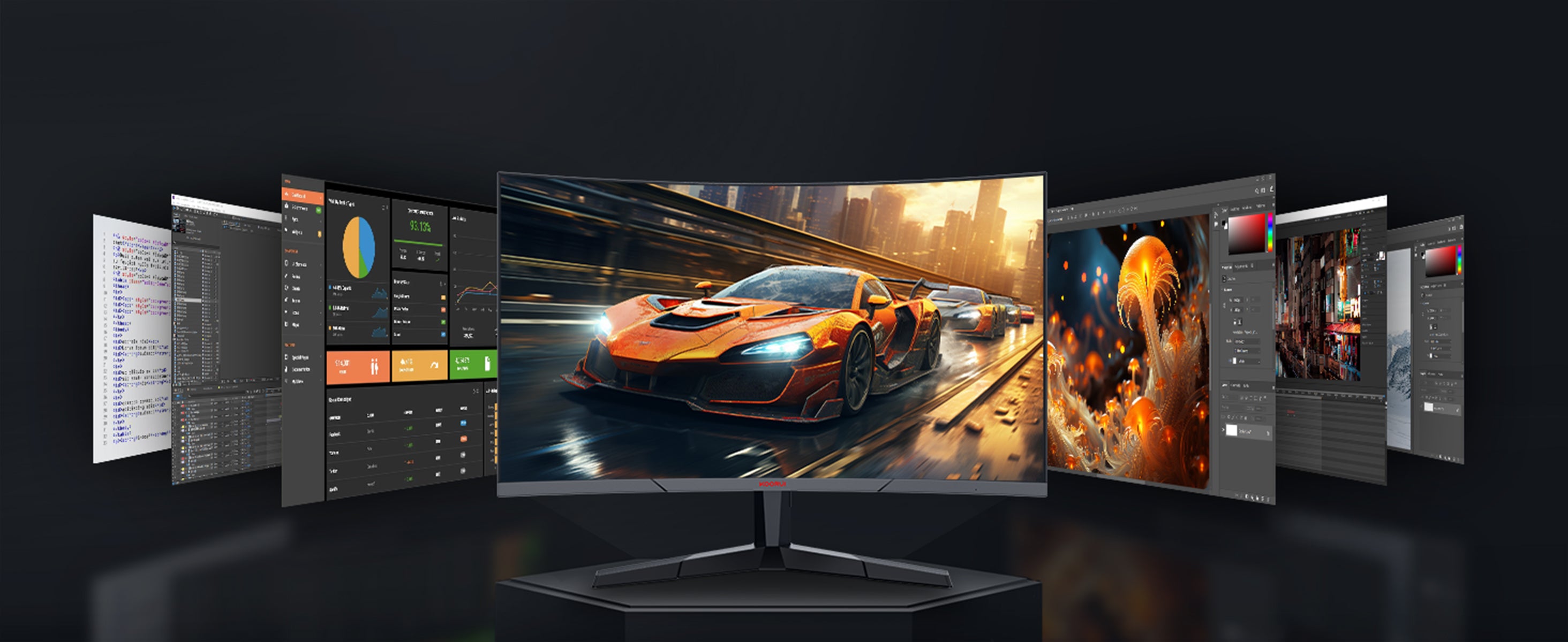 Koorui 24 Inch Curved 180Hz Gaming Monitor with HDR10 – KOORUI US