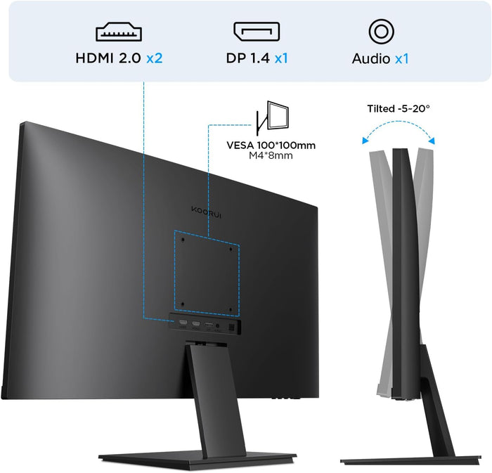Koorui 27 Inch 4K UHD IPS Monitor with HDR10 & Wide Color Gamut – KOORUI US