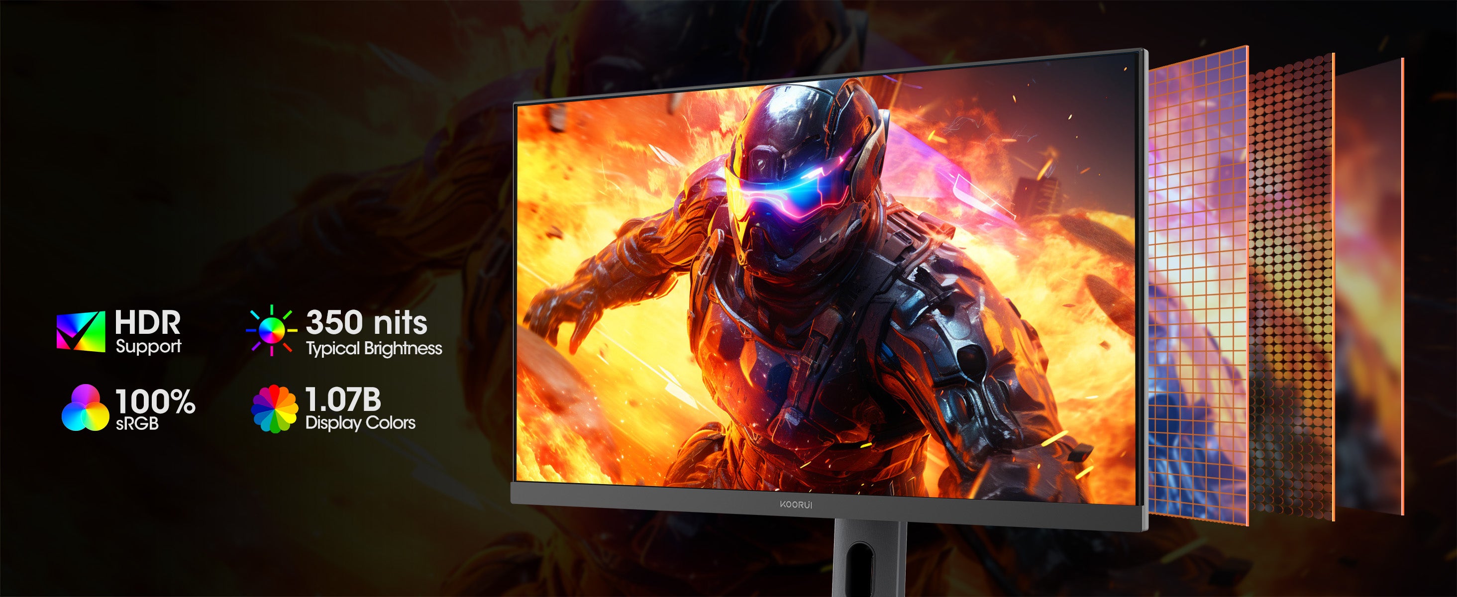 KOORUI S2741LM 27-inch Dual-Mode IPS/MINI LED UHD 160Hz/FHD 320Hz