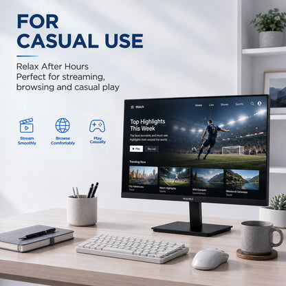 KOORUI 24 inch Computer Monitor, 144Hz FHD VA for Study, Work & Play E2412K