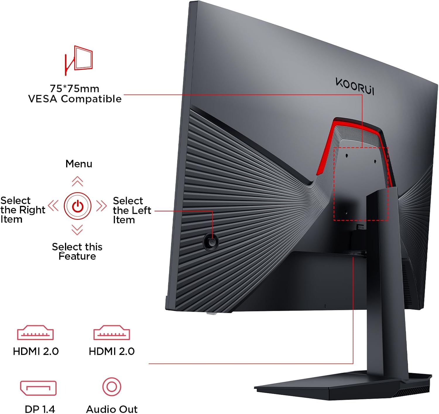 KOORUI G2511P 25-inch IPS FHD 200Hz Gaming Monitor