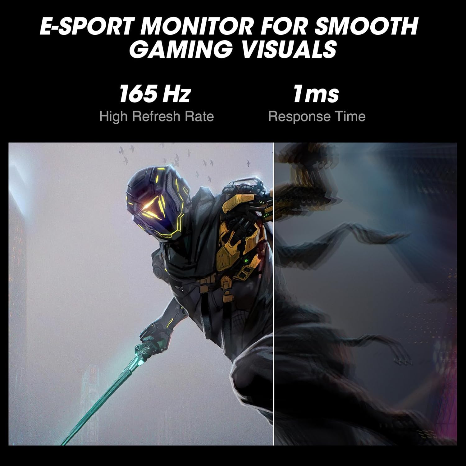 KOORUI 24E3 24-inch IPS FHD 165Hz Gaming Monitor