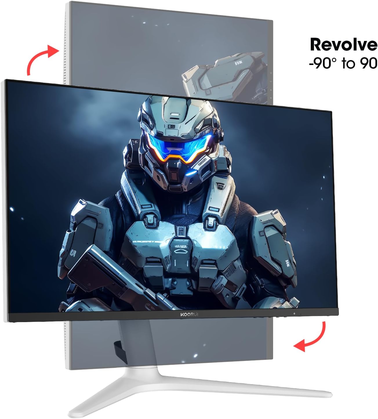 Koorui 27 Inch Mini-LED QHD 240Hz Gaming Monitor with HDR1000