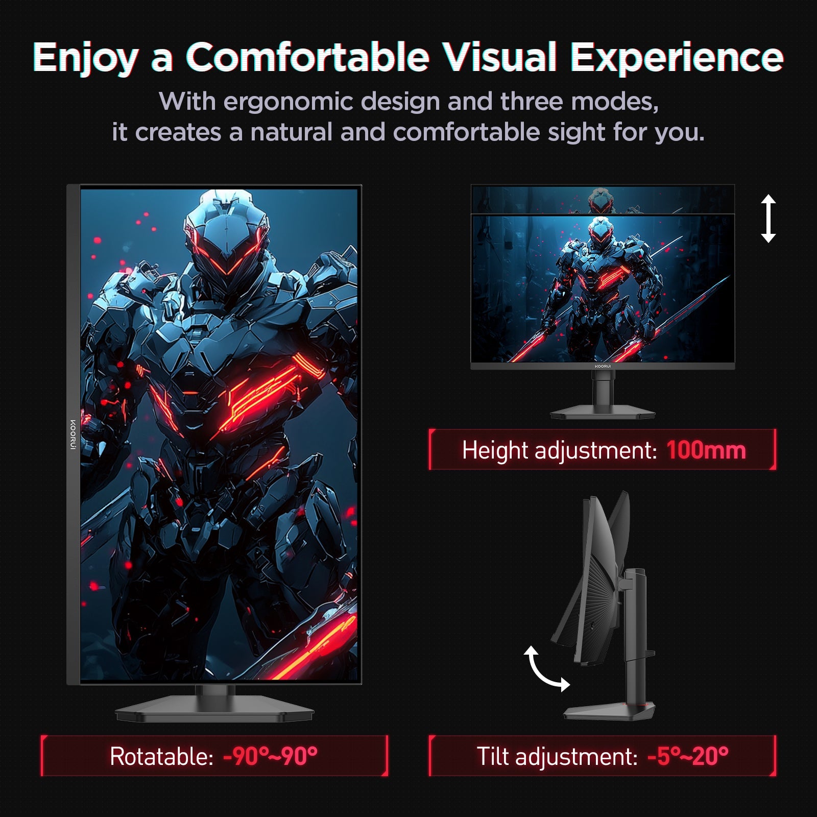 KOORUI G2721E 27-inch IPS QHD 320Hz Gaming Monitor