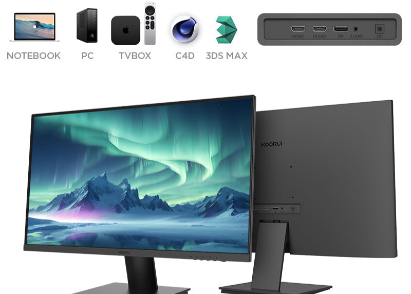 Koorui 27 Inch 4K UHD IPS Monitor with HDR10 & Wide Color Gamut