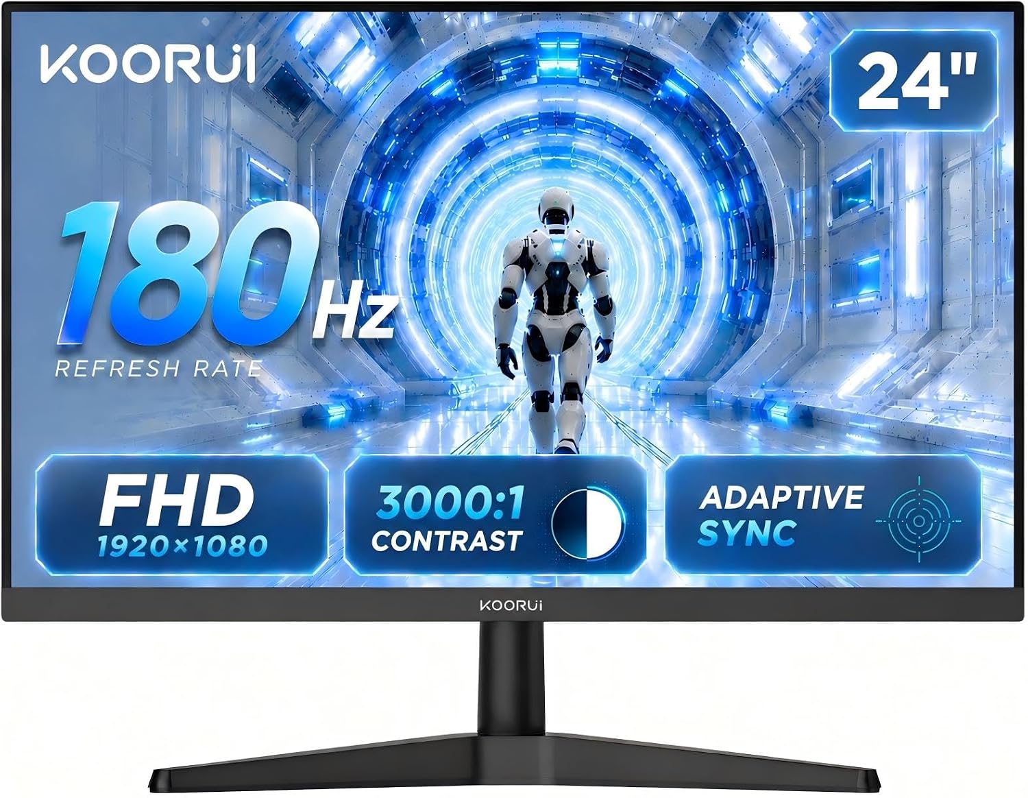 KOORUI G2412V – 23.8 inch FHD 180 Hz VA Gaming Monitor – KOORUI US